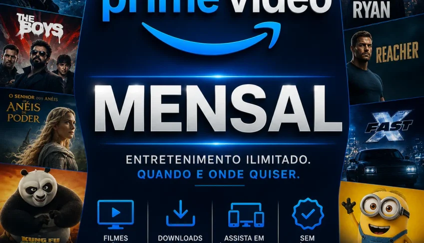 Amazon Prime Video – Acesso Mensal (30 Dias)