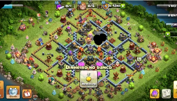 Duas Conta de clash of clans cv17 e CV 15