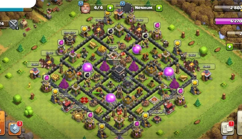 Conta Clash of Clans cv9 barato !!