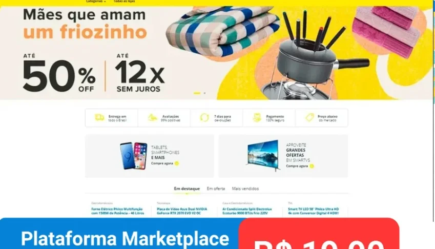 Plataforma de Vendas Marketplace Multi Lojas (SaaS) 🚀