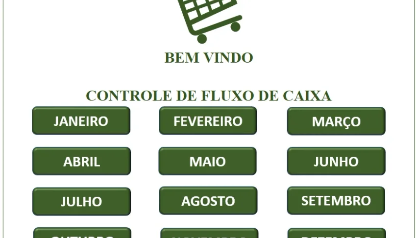 Planilha de Controle de Fluxo de Caixa Completa