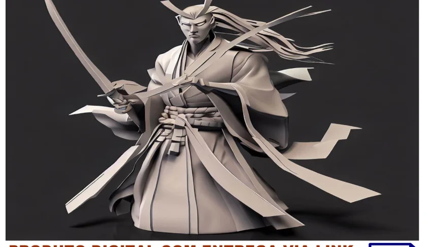 STL Para Impressão 3D - Izanagi-no-Mikoto (Lorde Izanagi)