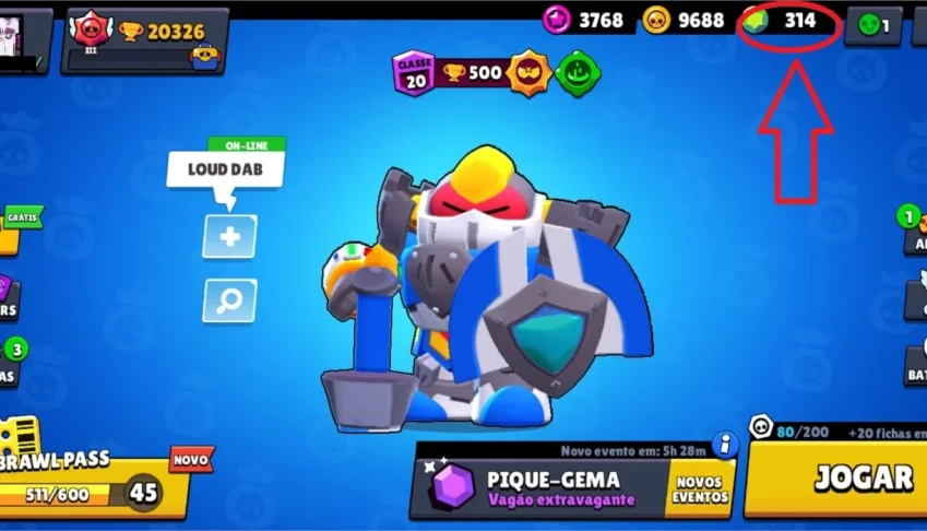 CONTA BRAWL STARS