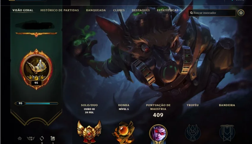 vendo conta ouro 3 com borda ouro 1 69 skins e 119 chaps