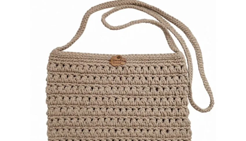 Bolsa de Crochê com Alça Transversal