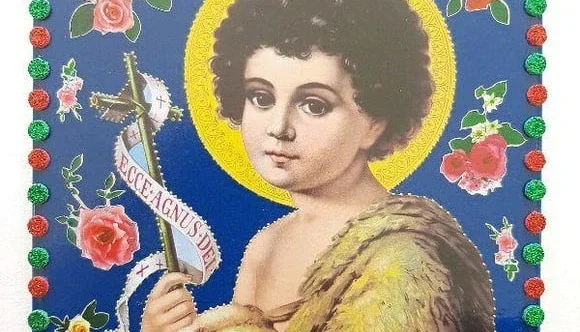 Quadrinho de Azulejo "São João Criança"
