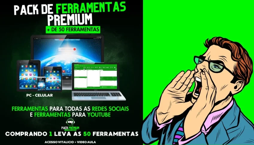 ✅ Pack 50 ferramentas + Revenda