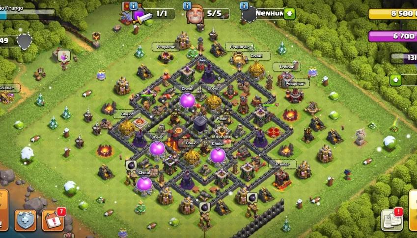 Clash of clans CV 10 barato