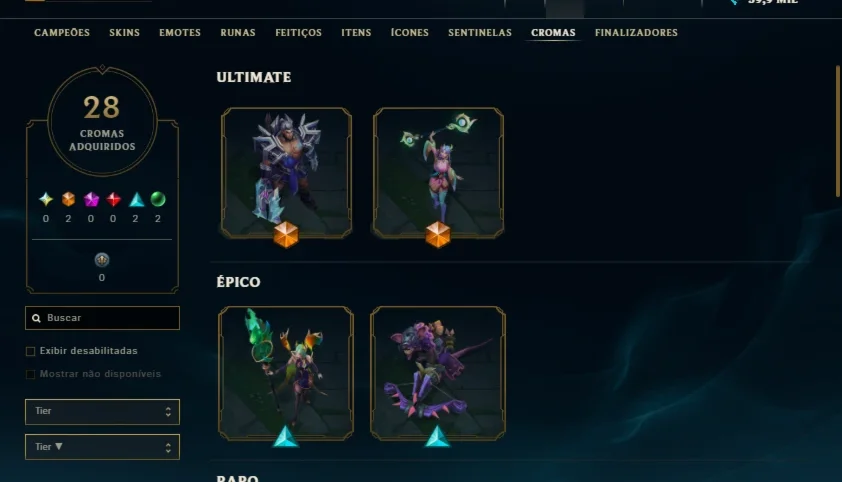 V> Conta Lvl 361, +260 Skins (Ultimates, Mistica etc) BRONZ4