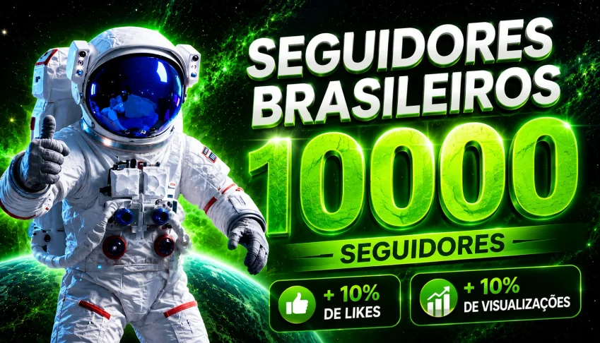 Instagram  10.000 Seguidores Brasileiros Reais