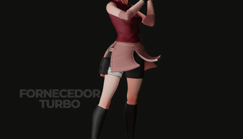 Sakura Haruno 3D - Arquivo .Stl Para Impressão 3D