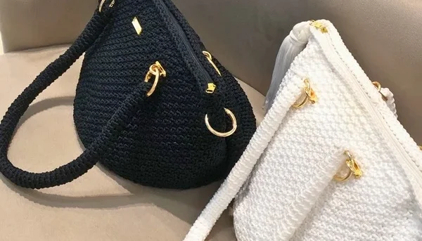 Bolsa Tote Bag em Crochê com Forro e Bolso