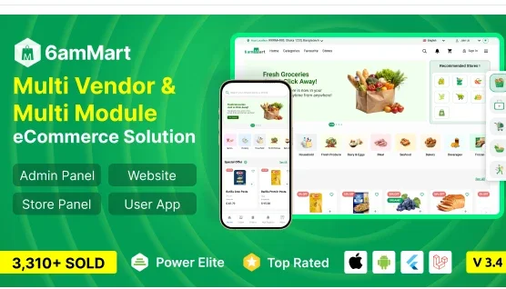 6amMart – Multivendor Food