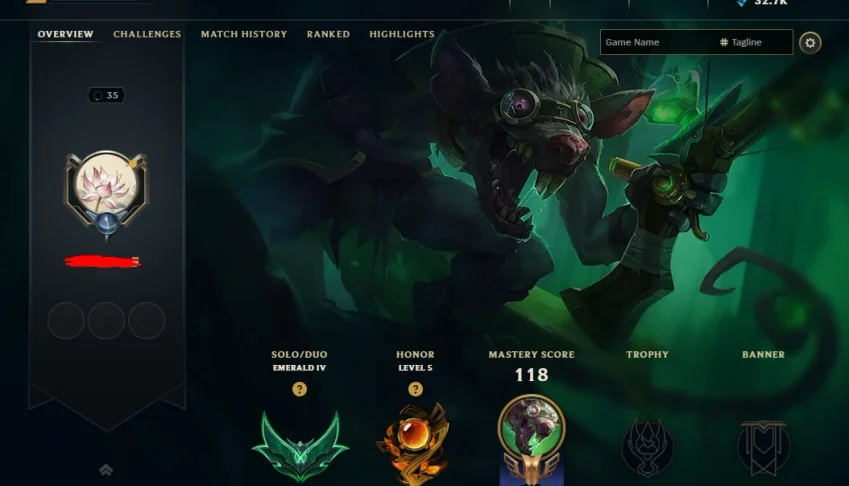 BR Esmeralda 4 Twitch Criminal Ezreal Ultimate 68,K EA