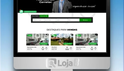 Script Site Para Imobiliárias E Corretores 100% Responsivo