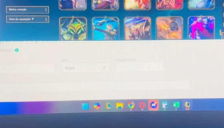 Venda conta league off legends atual ouro 3, 3 partidas rank