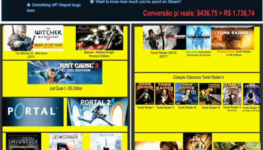 Conta Steam 5 anos