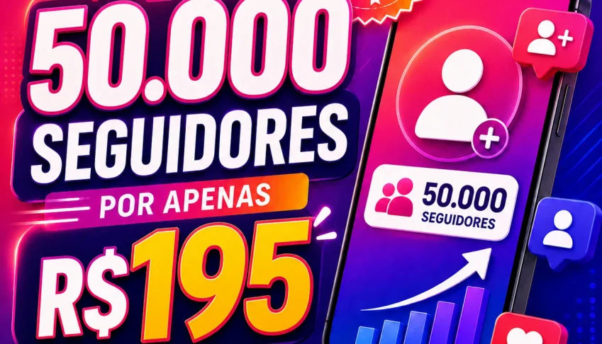 50.000 Seguidores Para Instagram (Promoção)