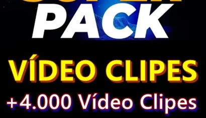 Pacote de Vídeo Clipes - Mais de 4 mil vídeo clipes em MP4