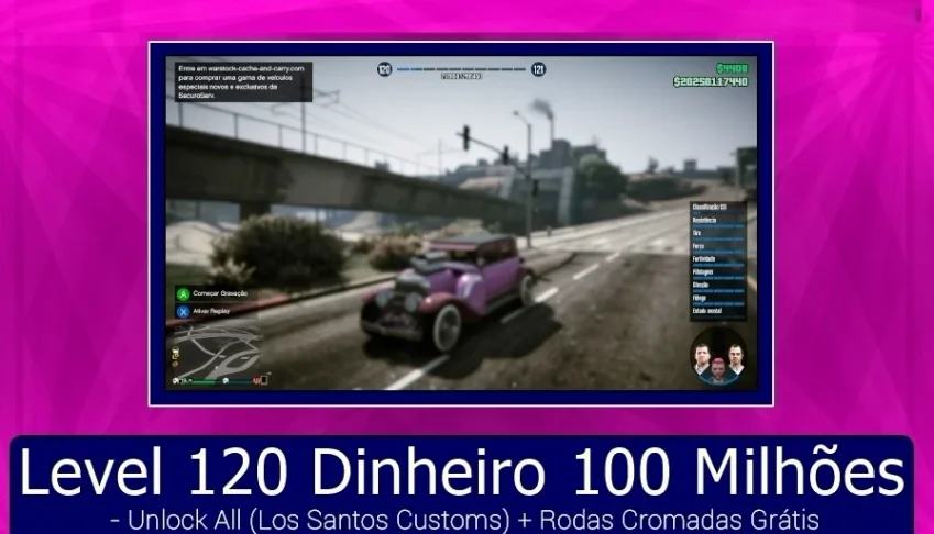 Gta 5 Online Pc - Dinheiro E Level $100 Milhões