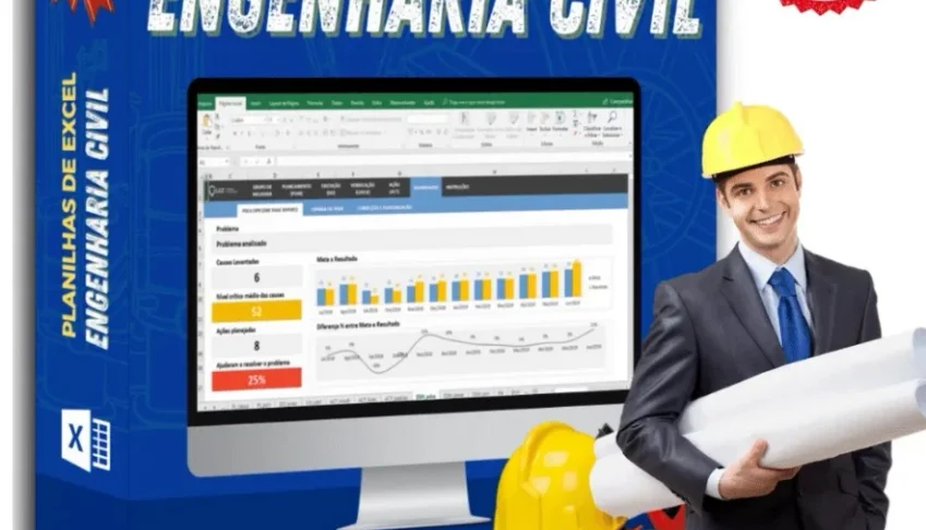 Planilhas Excel - Engenharia Cívil
