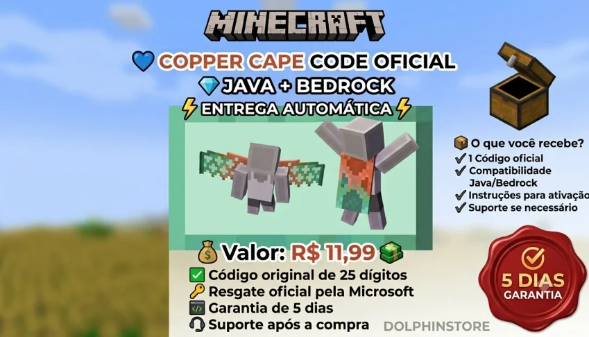 💙 Copper Cape Code Oficial | Java + Bedrock | ⚡