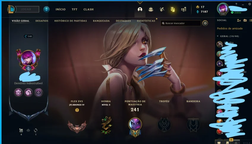 Conta League of Legends