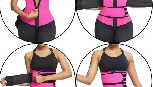 Cinta Modeladora de Compressão Abdominal Zíper