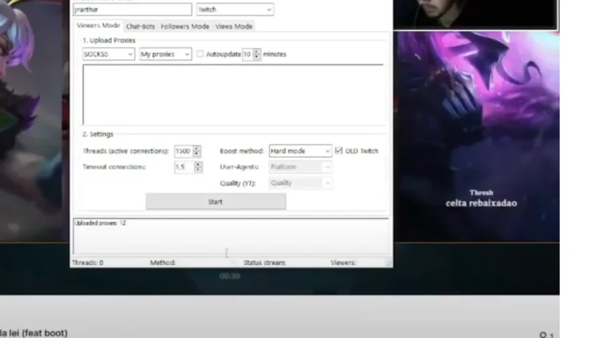 [Vitalício] Bot Ad Twitch + Bot Viewers