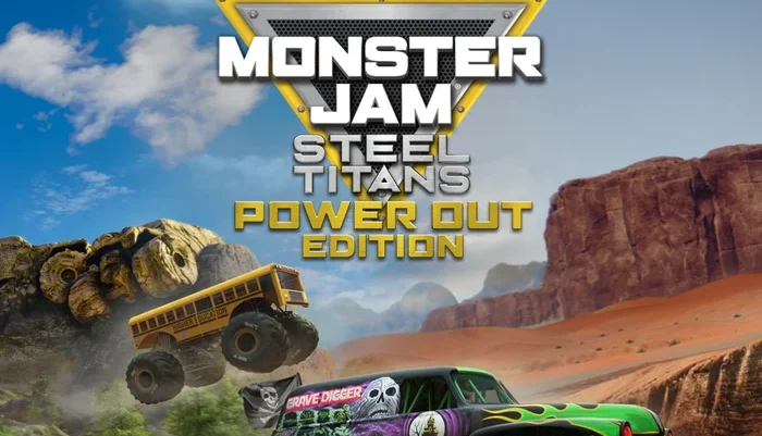 Xbox Monster Jam Steel Titans Power Out Bundle #C77222