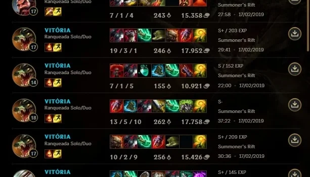 Conta League of Legends Gold IV