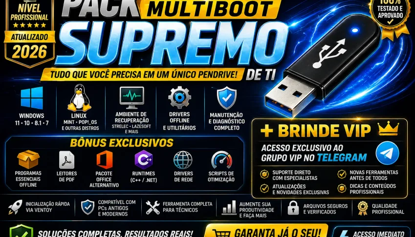 Pack Multiboot  – Nível Profissional