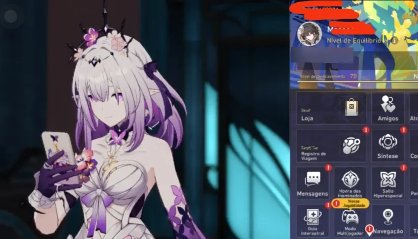 Conta Honkai Star Rail Lv70+ Lv44 Europe
