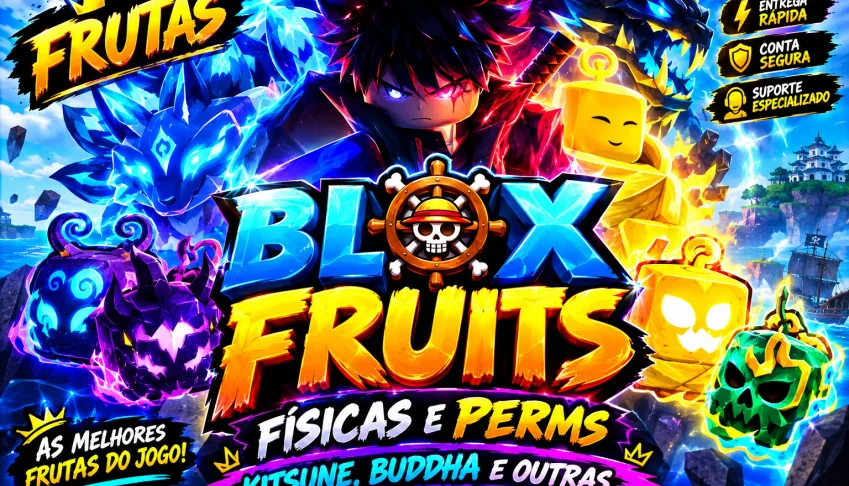 FRUTAS BLOX FRUITS | FÍSICAS E PERMS | KITSUNE, BUDDHA E +