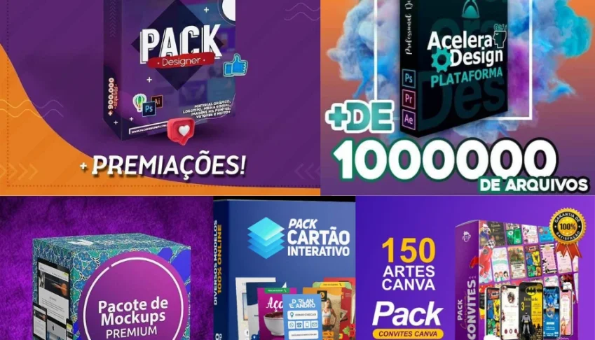 Mega Pack de Criativos para Redes Sociais e Anúncios Vol.02