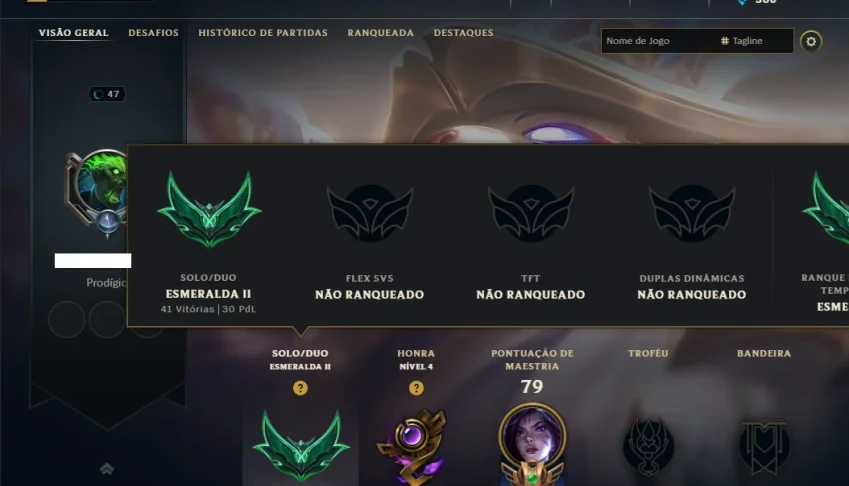 Esmeralda 2 com 55 Champs e 7 Skins