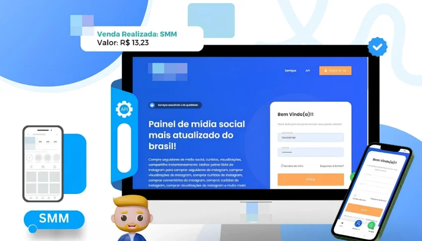 Painel SMM Avançado com Integração de PIX Automático 🚀