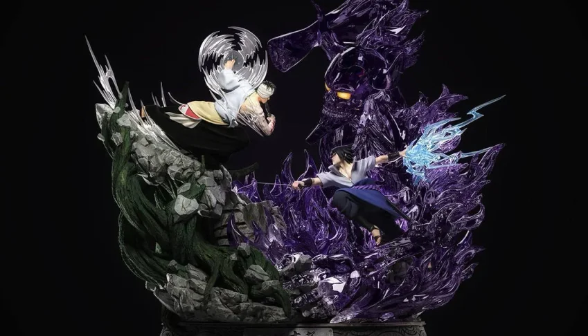 Sasuke - Danzo 3d stl diorama