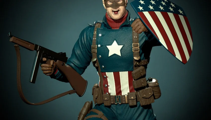 Captain America 1945  3D STL