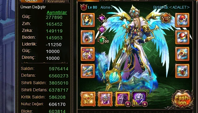 conta Legend Online Turco