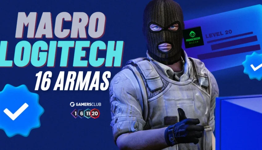 Macro Logitech CS2 PRO – 16 Armas | Gamers Club | G HUB