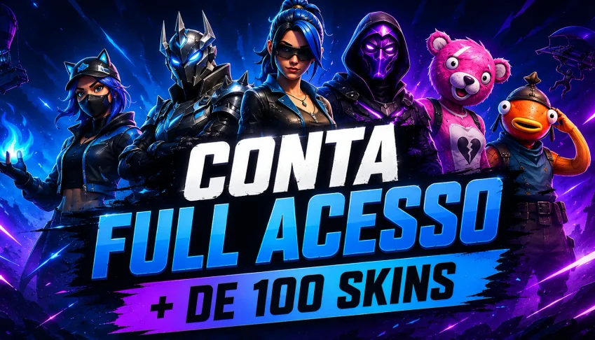 Contas Fortnite F/A Com +100 Skins