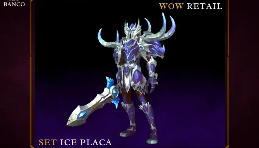World of Warcraft - Transmog de PLACA + Espada  (Completo)