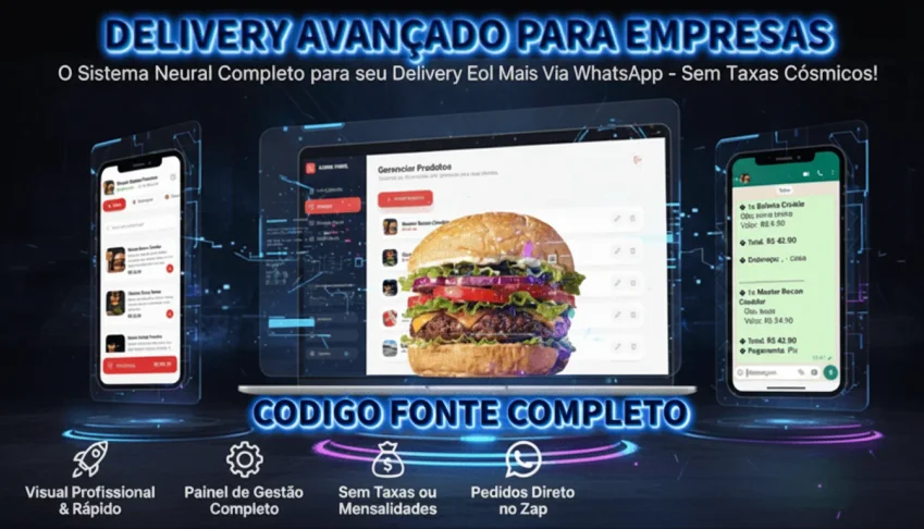 Ecossitema De Delivery Completo Para Empresas
