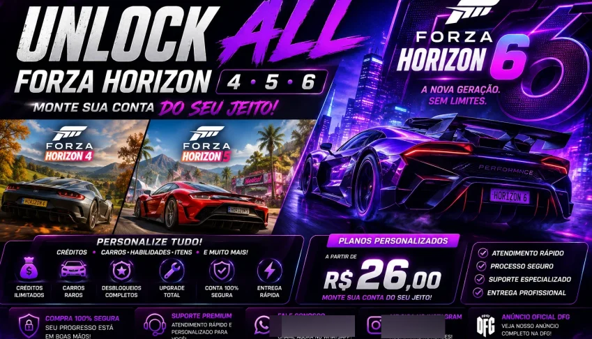 UNLOCK ALL Forza Horizon 6/5/4