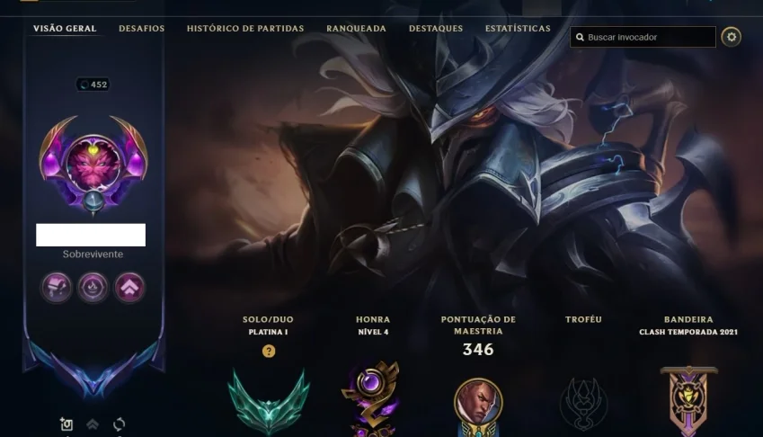Conta League of Legends - 291 Skins - 275 Chromas