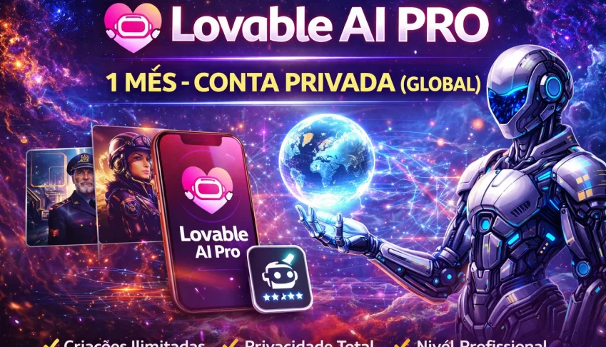 Assinatura Lovable AI Pro de 1 mês - Conta Privada (Global)