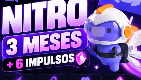 Discord Nitro Gaming 3 Meses + 6 Impulsos Entrega Automática
