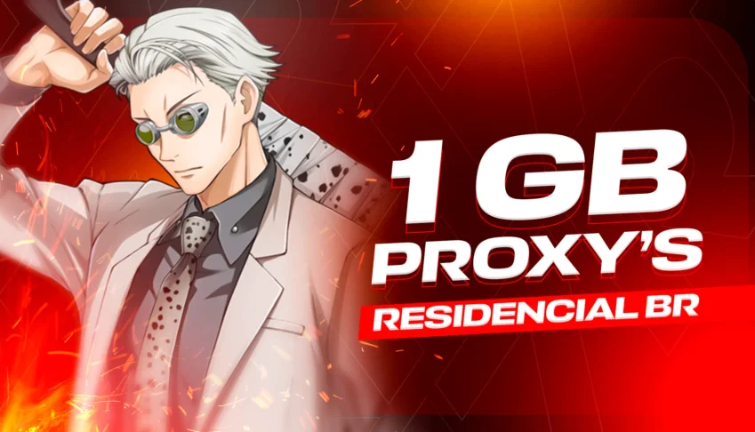 🛜 Proxy Residencial Fixo BR - 1GB