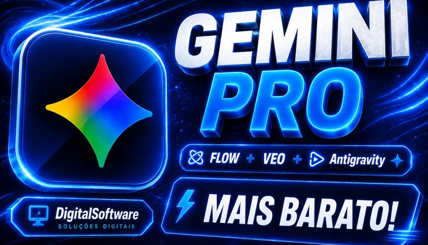 Gemini Pro + Antigravity + Flow 18/mês 30 dias de garantia!